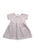 A Red Short Sleeve Dresses from Petit Bateau in size 2T for girl. (Front View)