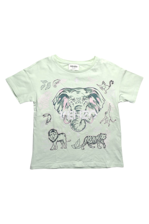 A Green Short Sleeve T Shirts from Kenzo in size 8Y for girl. (Front View)