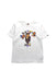 A White Short Sleeve T Shirts from Bape by A Bathing Ape in size 5T for boy. (Front View)