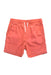 A Orange Shorts from Seed in size 7Y for boy. (Front View)