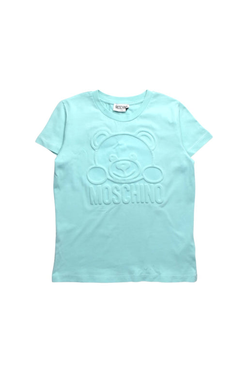 A Blue Short Sleeve T Shirts from Moschino in size 10Y for girl. (Front View)