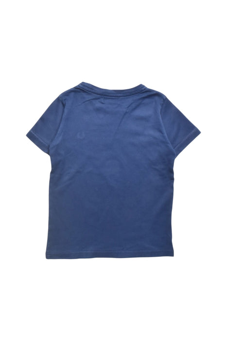 A Blue Short Sleeve T Shirts from Fred Perry in size 4T for boy. (Back View)