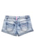 A Blue Shorts from Desigual in size 5T for girl. (Back View)