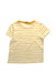 A White Short Sleeve T Shirts from Petit Bateau in size 4T for boy. (Back View)