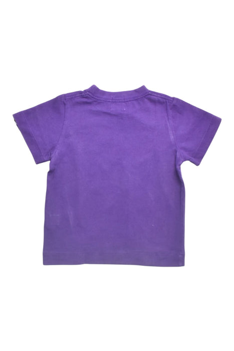 A Purple Short Sleeve T Shirts from Bape by A Bathing Ape in size 6-12M for girl. (Back View)