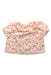 A Peach Short Sleeve Tops from Gingersnaps in size 6-12M for girl. (Front View)