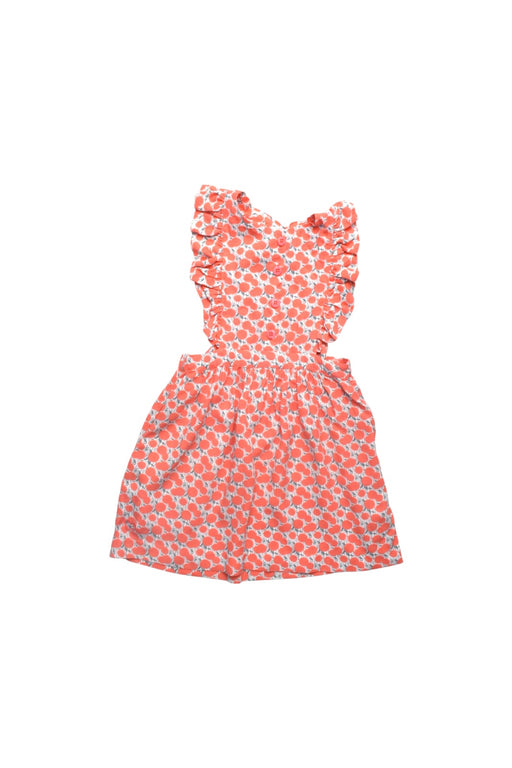 A Pink Sleeveless Dresses from Chateau de Sable in size 4T for girl. (Front View)