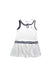 A White Sleeveless Dresses from Nautica in size 4T for girl. (Front View)