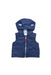 A Navy Outerwear Vests from The Little White Company in size 3-6M for boy. (Front View)