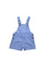 A Blue Overall Shorts from Seed in size 0-3M for boy. (Front View)