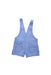 A Blue Overall Shorts from Seed in size 0-3M for boy. (Back View)