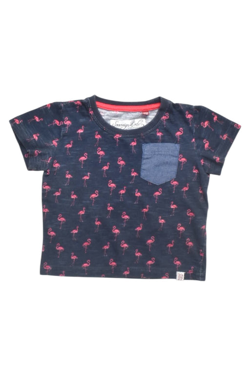 A Navy Short Sleeve T Shirts from Sovereign Code in size 6-12M for boy. (Front View)