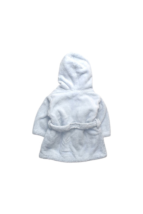 A White Bathrobes from The Little White Company in size 0-3M for boy. (Back View)