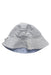 A Blue Sun Hats from Seed in size 3-6M for boy. (Back View)