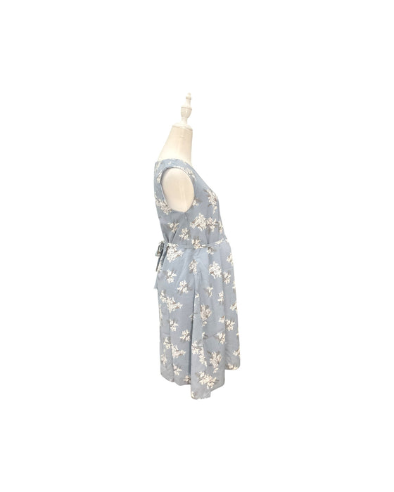 A Blue Sleeveless Dresses from Dear in size Maternity-S for maternity. (Back View)