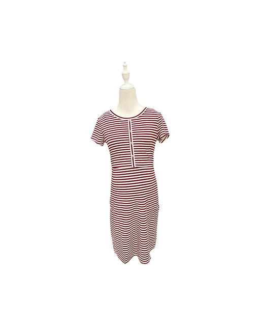 A Red Short Sleeve Dresses from Jump Eat Cry in size Maternity-S for maternity. (Front View)