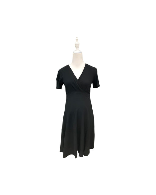 A Black Short Sleeve Dresses from Dear in size Maternity-S for maternity. (Front View)