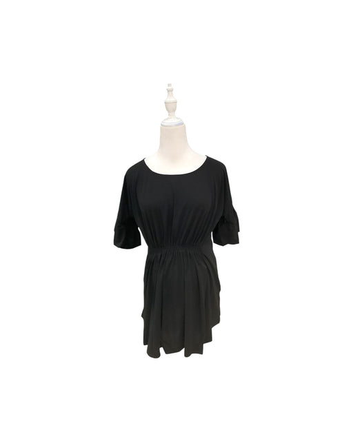 A Black Short Sleeve Tops from Jump Eat Cry in size Maternity-S for maternity. (Front View)