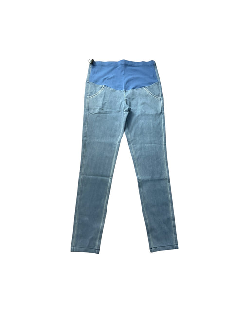 A Blue Jeggings from Dear in size Maternity-S for maternity. (Front View)