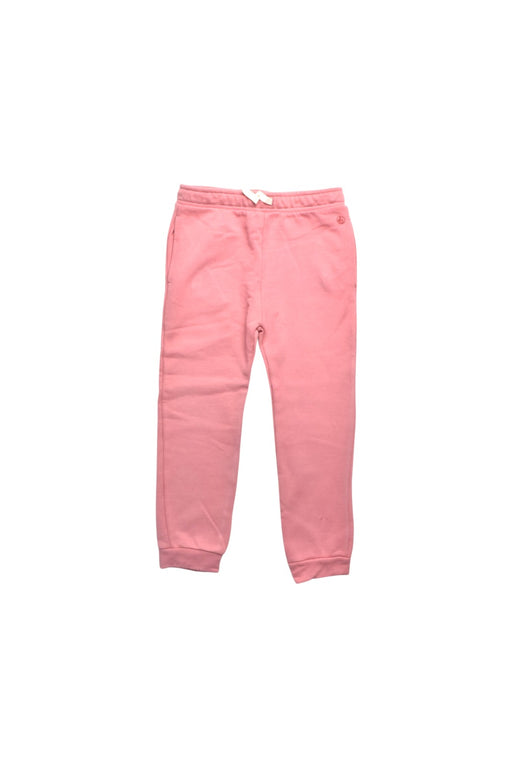 A Pink Sweatpants from Petit Bateau in size 6T for girl. (Front View)