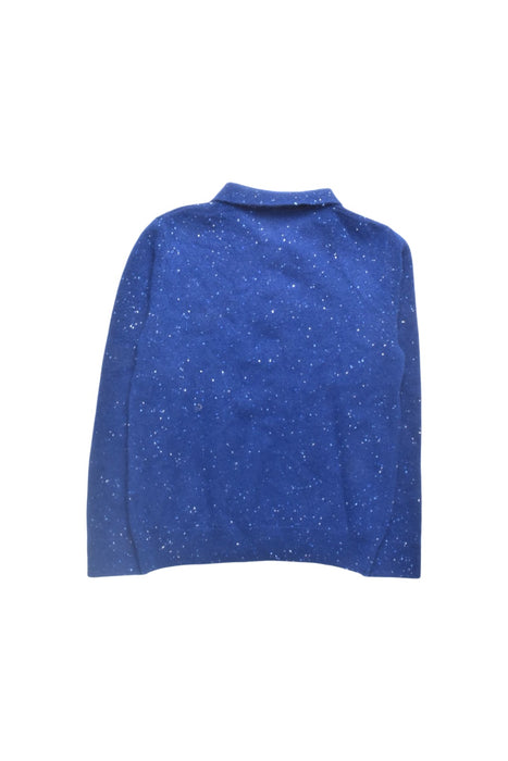 A Blue Long Sleeve Polos from Bonpoint in size 6T for boy. (Back View)