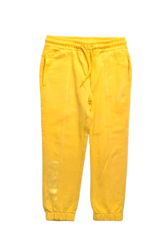 A Yellow Sweatpants from Coccodrillo in size 4T for boy. (Front View)