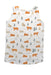 A White Sleeveless Tops from Le Petit Society in size 3T for boy. (Back View)