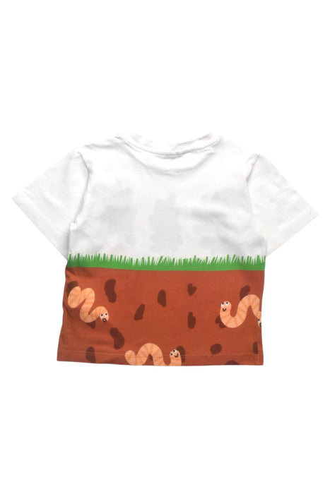 A White Short Sleeve T Shirts from Stella McCartney in size 3T for boy. (Back View)