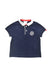 A Navy Short Sleeve Polos from Jacadi in size 3T for boy. (Front View)