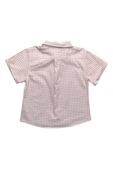 A White Short Sleeve Shirts from Chateau de Sable in size 2T for boy. (Back View)