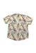 A Orange Short Sleeve Shirts from Maison Q in size 3T for boy. (Back View)