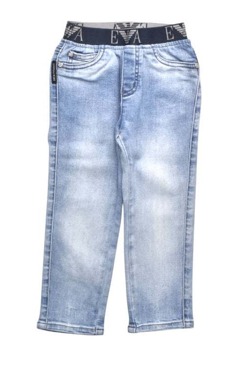 A Blue Jeans from Emporio Armani in size 3T for boy. (Front View)