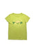 A Green Short Sleeve T Shirts from Crewcuts in size 8Y for girl. (Front View)