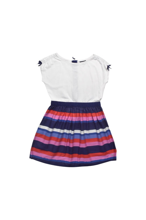 A Multicolour Short Sleeve Dresses from Tommy Hilfiger in size 6T for girl. (Front View)