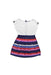 A Multicolour Short Sleeve Dresses from Tommy Hilfiger in size 6T for girl. (Front View)