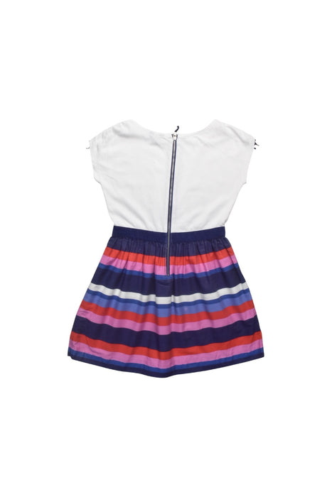 A Multicolour Short Sleeve Dresses from Tommy Hilfiger in size 6T for girl. (Back View)