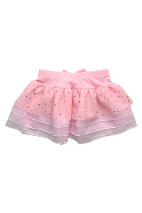 A Pink Tulle Skirts from Sonata Dancewear in size 4T for girl. (Front View)
