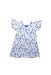 A Blue Short Sleeve Dresses from Sea Apple in size 8Y for girl. (Back View)