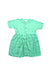 A Green Short Sleeve Dresses from Seed in size 9Y for girl. (Front View)