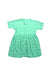 A Green Short Sleeve Dresses from Seed in size 9Y for girl. (Back View)