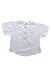 A White Short Sleeve Shirts from Chateau de Sable in size 12-18M for boy. (Front View)