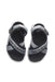 A Black Sandals from New Balance in size 3T for boy. (Back View)