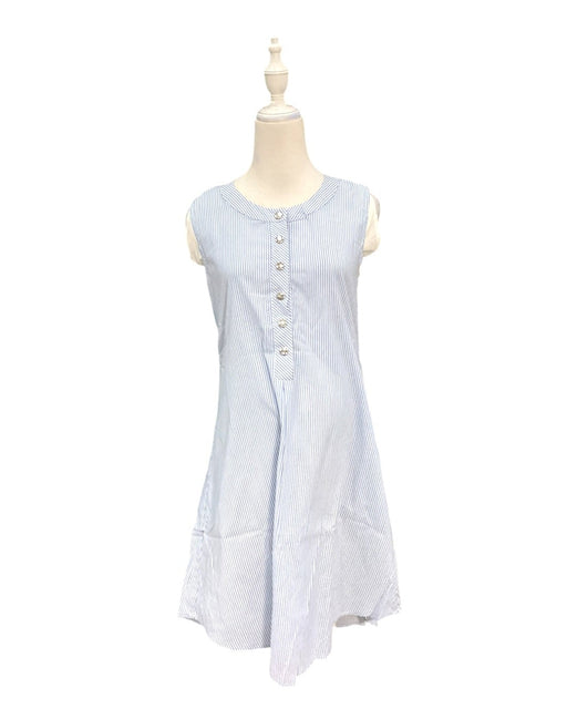 A Blue Sleeveless Dresses from Mothercot in size Maternity-S for maternity. (Front View)