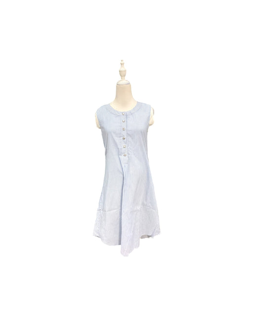 A Blue Sleeveless Dresses from Mothercot in size Maternity-S for maternity. (Front View)