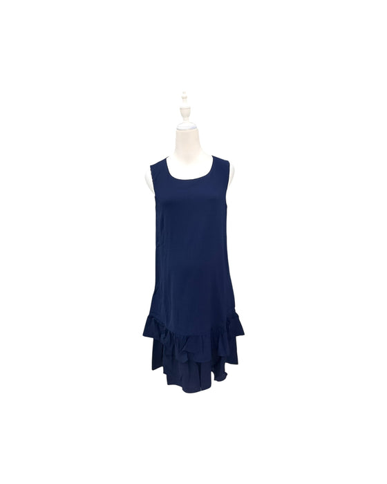 A Navy Sleeveless Dresses from Dear in size Maternity-M for maternity. (Front View)