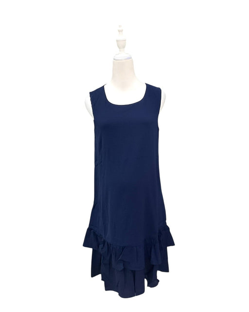 A Navy Sleeveless Dresses from Dear in size Maternity-M for maternity. (Front View)