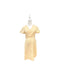 A Yellow Short Sleeve Dresses from Dear in size Maternity-S for maternity. (Front View)