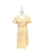 A Yellow Short Sleeve Dresses from Dear in size Maternity-S for maternity. (Front View)