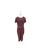 A Burgundy Short Sleeve Dresses from Dear in size Maternity-S for maternity. (Front View)