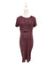 A Burgundy Short Sleeve Dresses from Dear in size Maternity-S for maternity. (Front View)